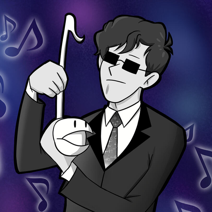 A computer monitor with an ambivalent expression.